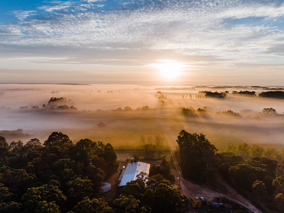 Sunset over Margaret River, Australia